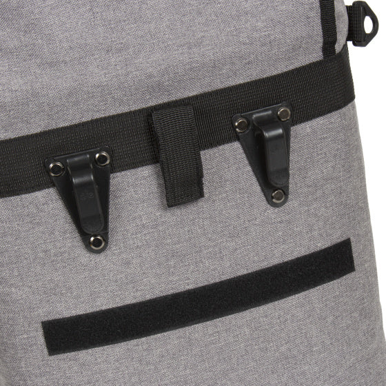 Bike Drops Shopper Fahrradtasche mit Schultergurt Nylon 12l grau