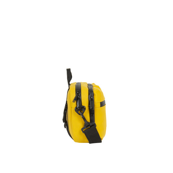 Fahrradspritzwasserabweisende Lenkertasche mit Schultergurt 3l gelb