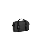Spritzwasserabweisende Fahrrad-Lenkertasche mit Schultergurt 3l schwarz