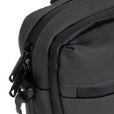 Spritzwasserabweisende Fahrrad-Lenkertasche mit Schultergurt 3l schwarz