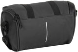 Spritzwasserabweisende Fahrrad-Lenkertasche mit Schultergurt 3l schwarz