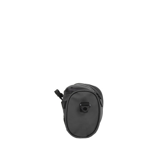Spritzwasserabweisende Fahrrad-Lenkertasche mit Schultergurt 3l schwarz
