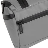 Fahrradspritzwasserabweisende Lenkertasche mit Schultergurt 5l grau