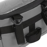 Fahrradspritzwasserabweisende Lenkertasche mit Schultergurt 5l grau