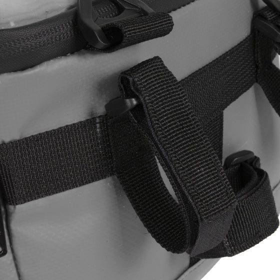 Fahrradspritzwasserabweisende Lenkertasche mit Schultergurt 5l grau