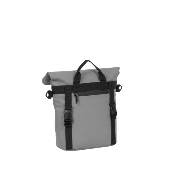 Fahrradspritzwasserabweisende Lenkertasche mit Schultergurt 6l grau
