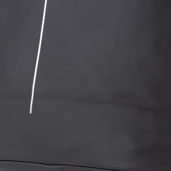 Spritzwasserabweisende Fahrrad-Lenkertasche mit Schultergurt 6l schwarz