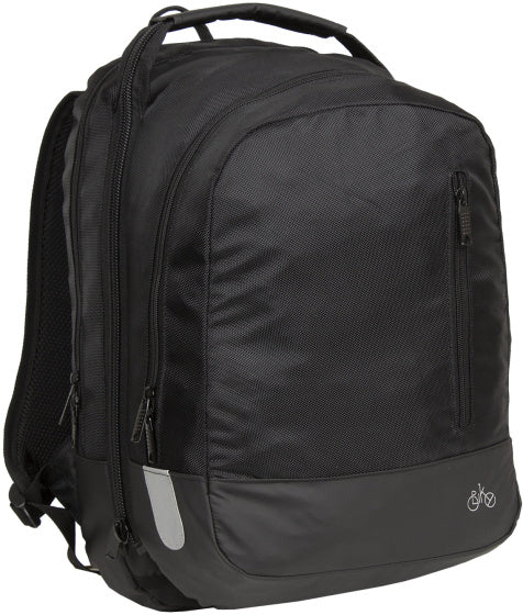 Bike Wave Fahrradrucksack Doppelte Fahrradtasche Nylon 20l Schwarz