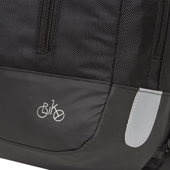 Bike Wave Fahrradrucksack Doppelte Fahrradtasche Nylon 20l Marineblau