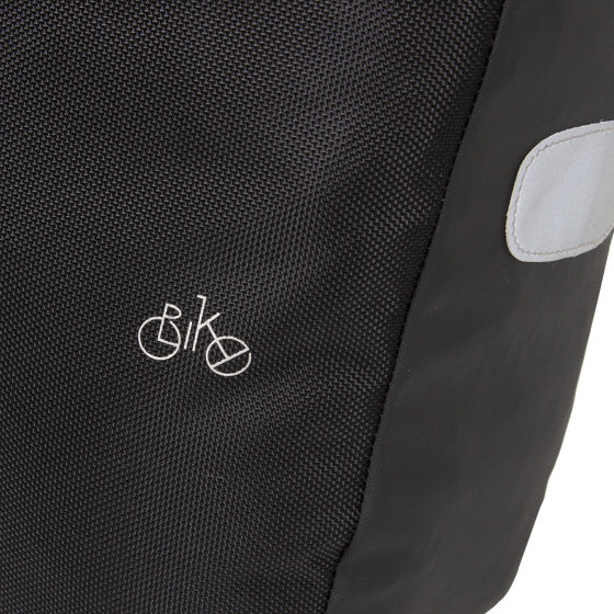 Bike Wave Fahrrad-Umhängetasche Nylon 12l schwarz