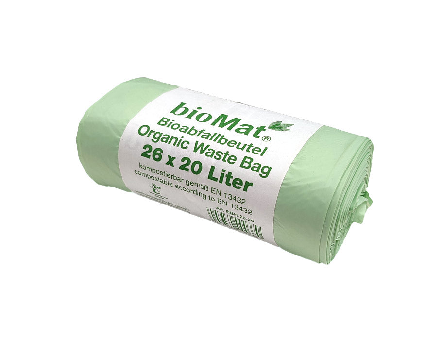 Biomat kompostierbare Müllsäcke 20 l - 26 Stcs.