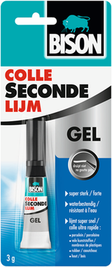 Bison secondelijm gel blister | 3 g - 1490288