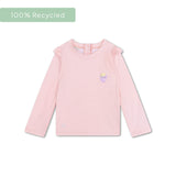 Brombeere | blaues UV-Badeshirt mit langen Ärmeln
