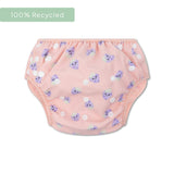 Brombeere | beige lila waschbare Schwimmwindel