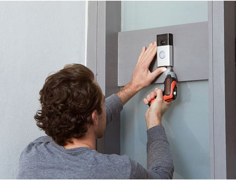 Black+Decker 3,6-V-Lithium-Ionen-Schnellschrauber-Akkuschrauber (Orange Schwarz)