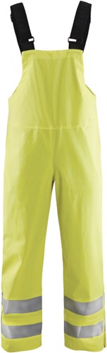 Blåkläder bretelregenbroek high-vis level 3 13862005 | high-vis geel | maat s - 7330509287590