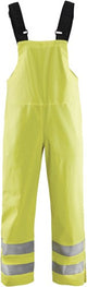 Blåkläder bretelregenbroek high-vis level 3 13862005 | high-vis geel | maat s - 7330509287590