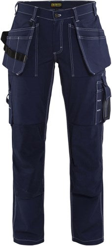 Blåkläder dames werkbroek 15451370 | marineblauw | maat 48 - 7330509500408
