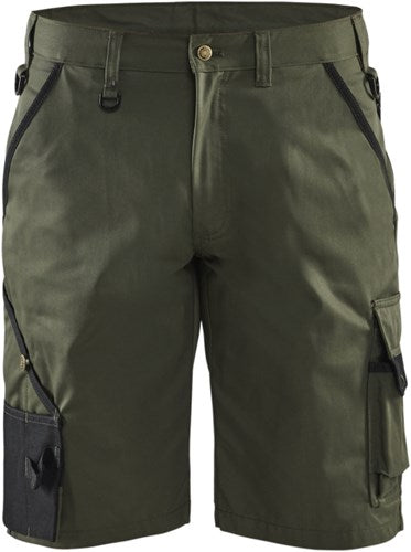 Blåkläder garden short 14641835 | army groen | maat 50 - 7330509299425