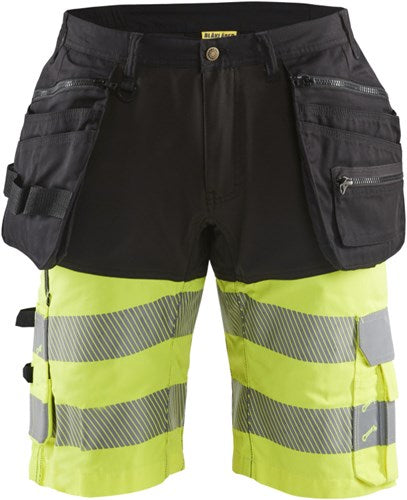 Blåkläder high-vis short 15961811 | zwart high vis geel | maat 60 - 7330509787274