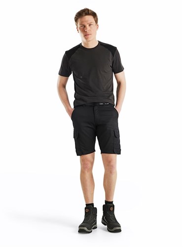 Blåkläder industrie short met stretch 14461832 | zwart donkergrijs | maat 48 - 7330509758656