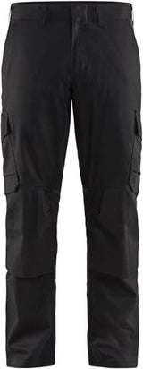 Blåkläder industrie werkbroek stretch met kniezakken 14481832 | zwart donkergrijs | maat 60 - 7330509760888