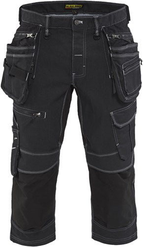 Blåkläder piraatbroek denim stretch x1900 19911141 | zwart | maat 54 - 7330509532874