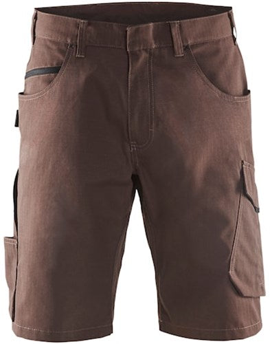 Blåkläder service short 14991330 | bruin zwart | maat 58 - 7330509549506