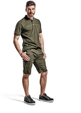 Blåkläder service short 14991330 | groen zwart | maat 60 - 7330509549414