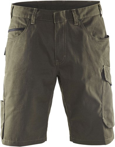 Blåkläder service short 14991330 | groen zwart | maat 60 - 7330509549414