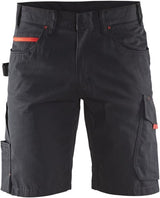 Blåkläder service short 14991330 | zwart rood | maat 62 - 7330509549834