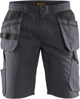 Blåkläder service short met spijkerzakken 14941330 | medium grijs zwart | maat 44 - 7330509688816