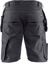 Blåkläder service short met spijkerzakken 14941330 | medium grijs zwart | maat 50 - 7330509688847