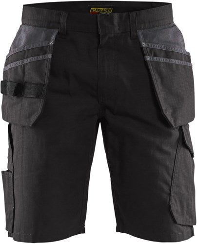 Blåkläder service short met spijkerzakken 14941330 | zwart donkergrijs | maat 44 - 7330509689110