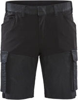 Blåkläder service short met stretch 14371147 | marineblauw zwart | maat 52 - 7330509718018