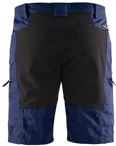 Blåkläder service short stretch 14491845 | marineblauw zwart | maat 48 - 7330509538548