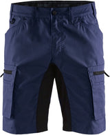 Blåkläder service short stretch 14491845 | marineblauw zwart | maat 54 - 7330509538579