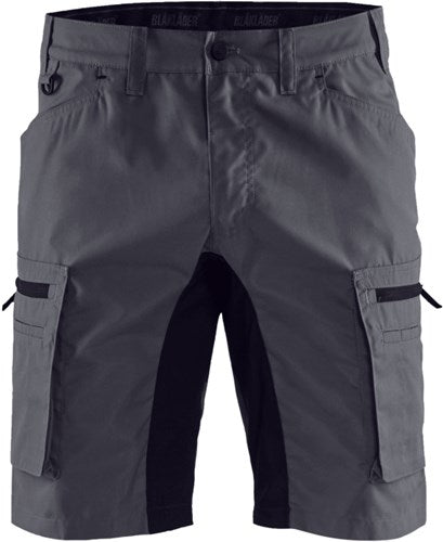 Blåkläder service short stretch 14491845 | medium grijs zwart | maat 48 - 7330509801864