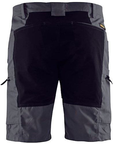 Blåkläder service short stretch 14491845 | medium grijs zwart | maat 54 - 7330509801895