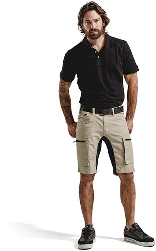 Blåkläder service short stretch 14491845 | stone zwart | maat 46 - 7330509535660