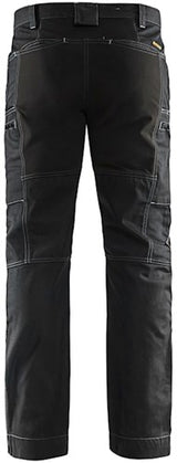 Blåkläder service werkbroek denim stretch 14591142 | zwart | maat 60 - 7330509486177