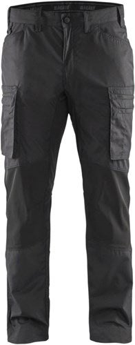 Blåkläder service werkbroek met stretch 14591845 | donkergrijs zwart | maat 54 - 7330509462782