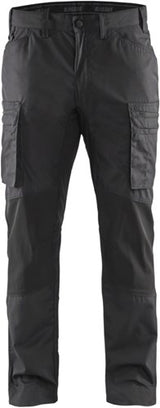 Blåkläder service werkbroek met stretch 14591845 | donkergrijs zwart | maat 54 - 7330509462782
