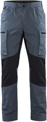 Blåkläder service werkbroek met stretch 14591845 | gevoelloos blauw donkerblauw | maat 48 - 7330509781364