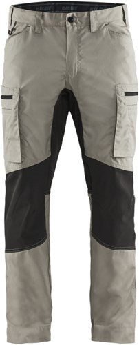 Blåkläder service werkbroek met stretch 14591845 | stone zwart | maat 46 - 7330509500569