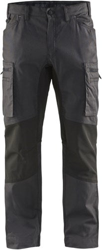 Blåkläder service werkbroek stretch 14591146 | donkergrijs zwart | maat 54 - 7330509486351