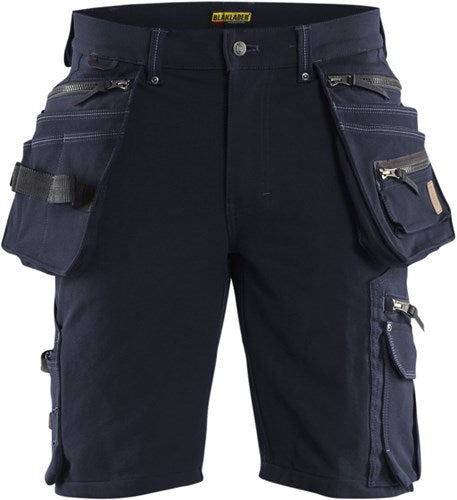 Blåkläder short 4-weg stretch x1900 19881644 | donker marineblauw zwart | maat 50 - 7330509687666