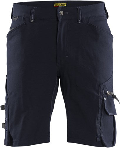 Blåkläder short 4-weg stretch x1900 zonder spijkerzakken 19871644 | donker marineblauw zwart | maat 48 - 7330509688298