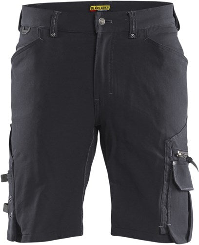 Blåkläder short 4-weg stretch x1900 zonder spijkerzakken 19871644 | donkergrijs zwart | maat 58 - 7330509688427