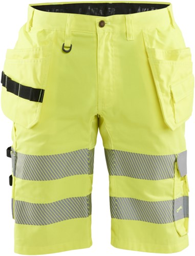 Blåkläder short met stretch high-vis 15861811 | high vis geel | maat 52 - 7330509691205